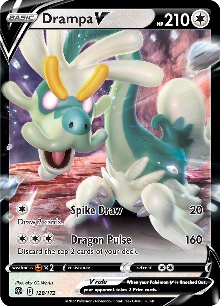 Drampa V (128/172) [Sword & Shield: Brilliant Stars] | Infinity Cards & Collectibles
