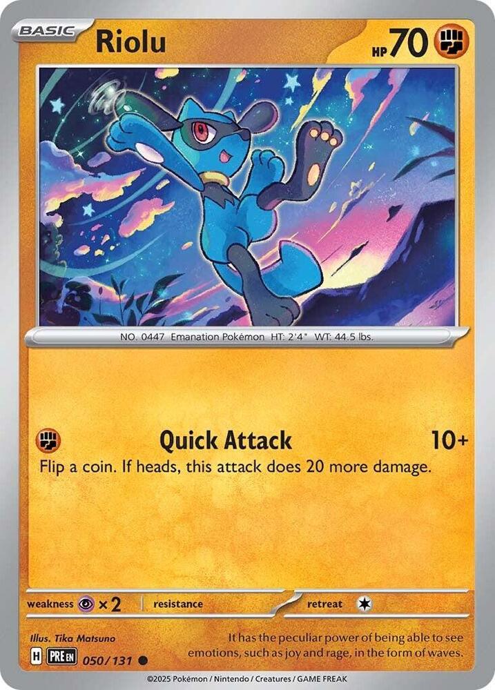 Riolu (050/131) [Scarlet & Violet: Prismatic Evolutions] | Infinity Cards & Collectibles
