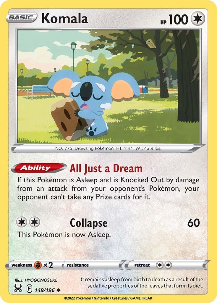 Komala (149/196) [Sword & Shield: Lost Origin] | Infinity Cards & Collectibles