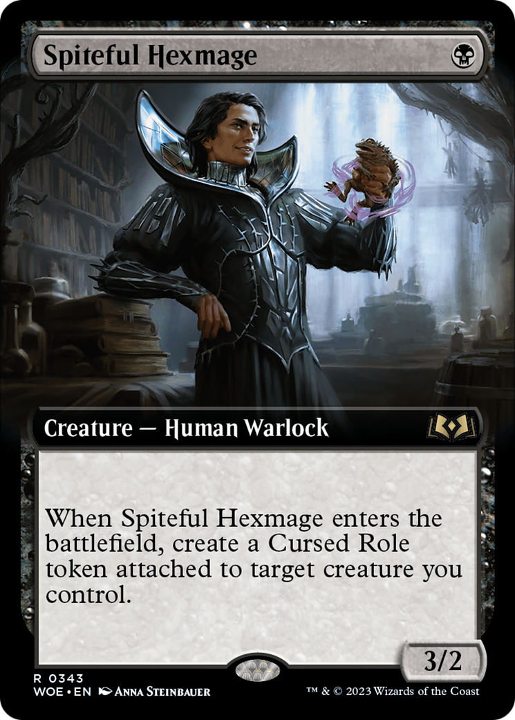 Spiteful Hexmage (Extended Art) [Wilds of Eldraine] | Infinity Cards & Collectibles