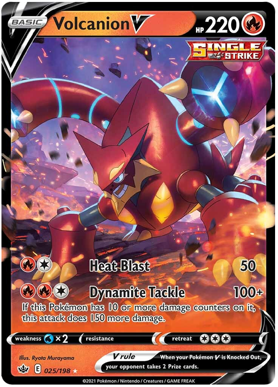 Volcanion V (025/198) [Sword & Shield: Chilling Reign] | Infinity Cards & Collectibles