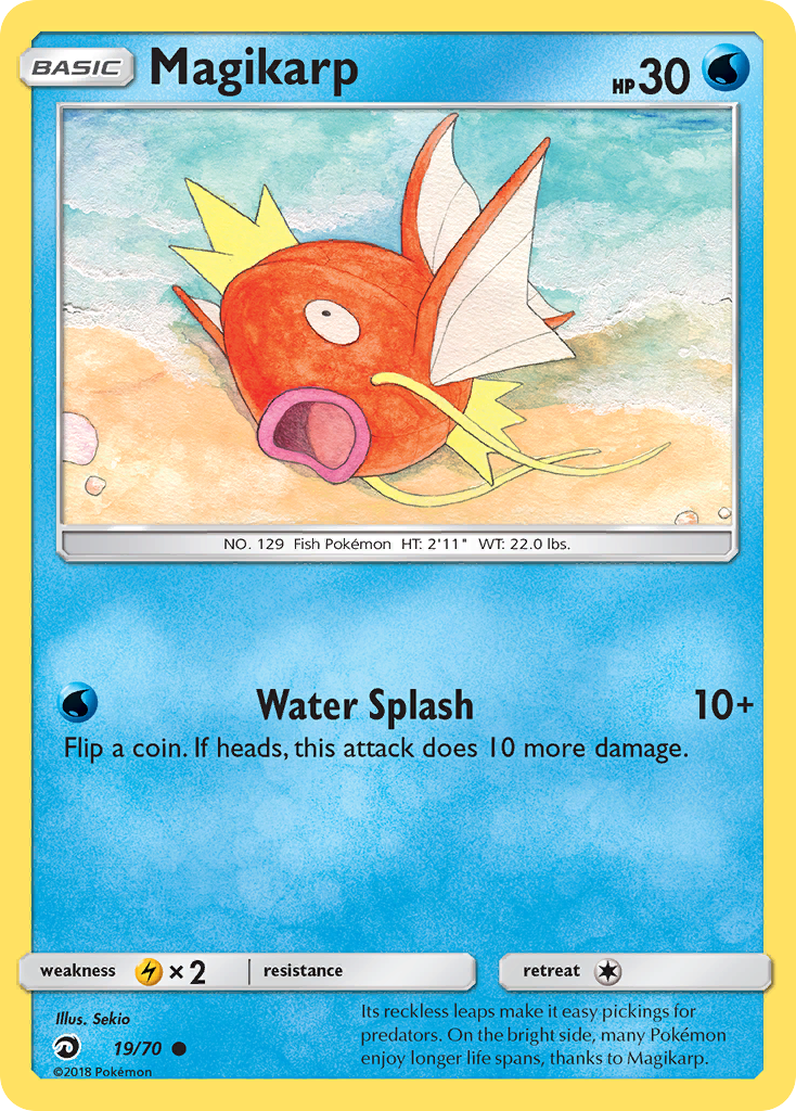 Magikarp (19/70) [Sun & Moon: Dragon Majesty] | Infinity Cards & Collectibles
