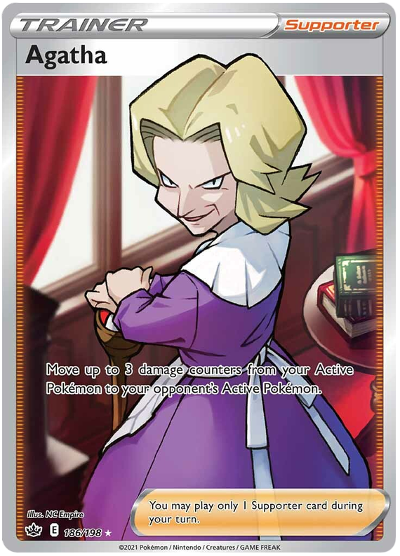 Agatha (186/198) [Sword & Shield: Chilling Reign] | Infinity Cards & Collectibles