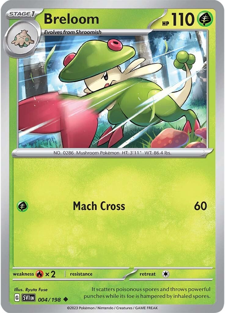 Breloom (004/198) [Scarlet & Violet: Base Set] | Infinity Cards & Collectibles