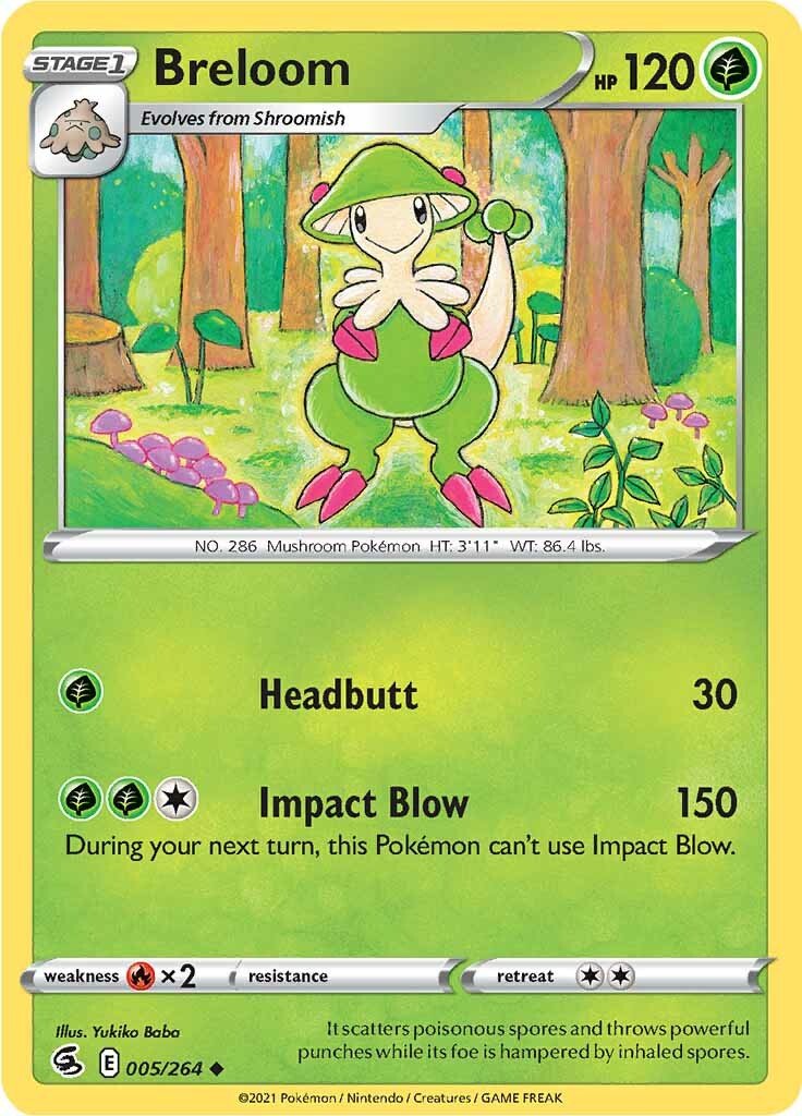Breloom (005/264) [Sword & Shield: Fusion Strike] | Infinity Cards & Collectibles