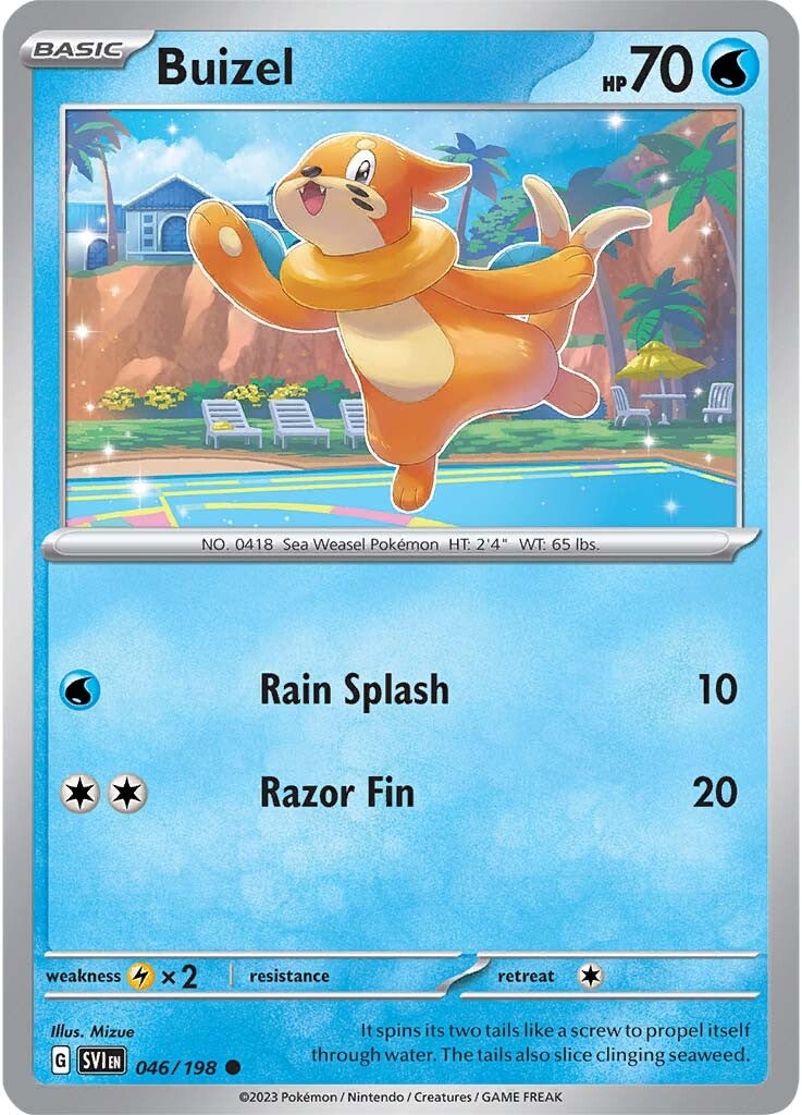 Buizel (046/198) [Scarlet & Violet: Base Set] | Infinity Cards & Collectibles