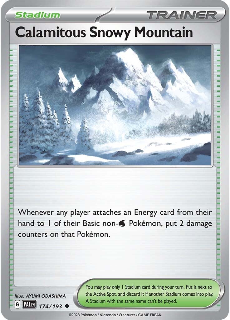 Calamitous Snowy Mountain (174/193) [Scarlet & Violet: Paldea Evolved] | Infinity Cards & Collectibles