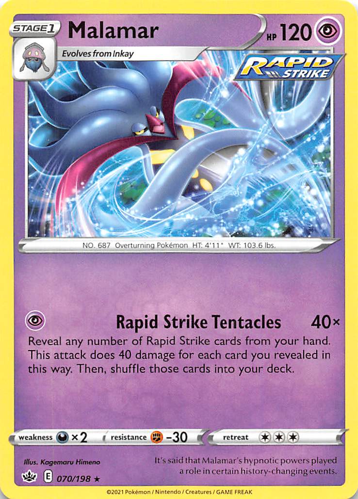 Malamar (070/198) [Sword & Shield: Chilling Reign] | Infinity Cards & Collectibles