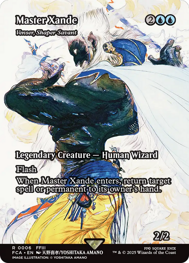Master Xande - Venser, Shaper Savant (Showcase) [FINAL FANTASY : Through the Ages]