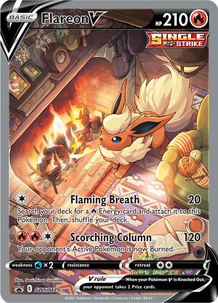 Flareon V (SWSH179) [Sword & Shield: Black Star Promos] | Infinity Cards & Collectibles