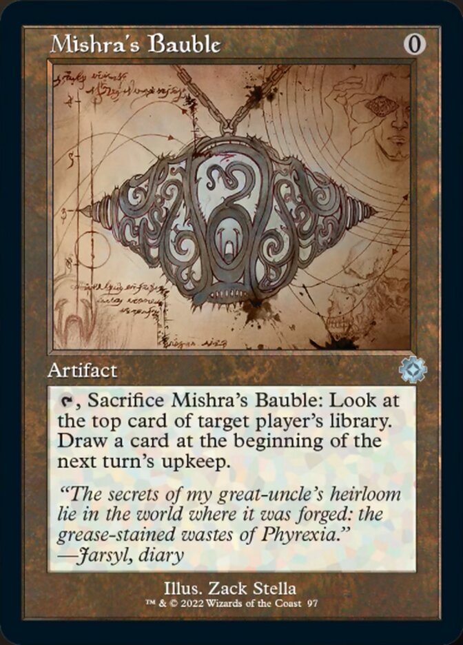 Mishra's Bauble (Retro Schematic) [The Brothers' War Retro Artifacts] | Infinity Cards & Collectibles