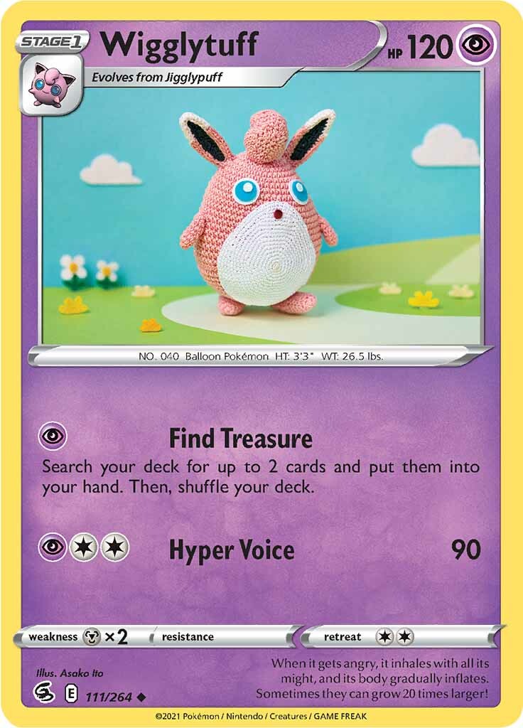 Wigglytuff (111/264) [Sword & Shield: Fusion Strike] | Infinity Cards & Collectibles