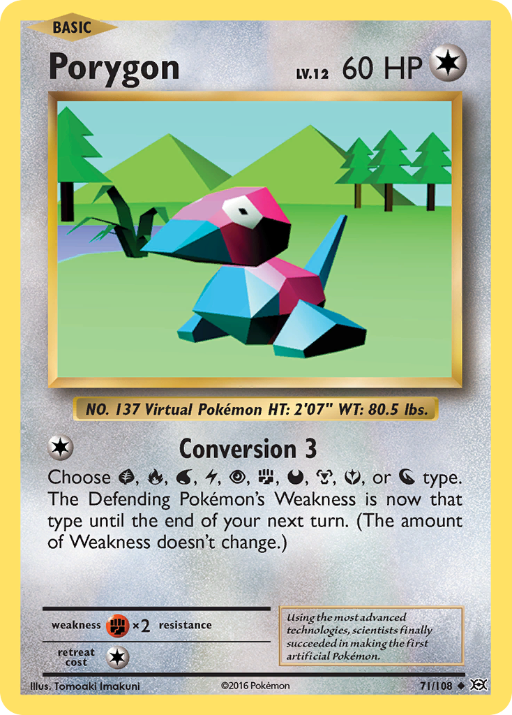 Porygon (71/108) [XY: Evolutions] | Infinity Cards & Collectibles