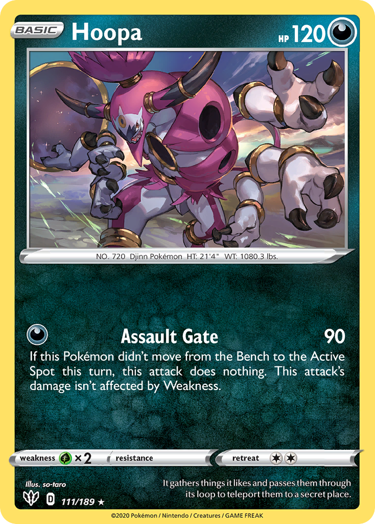 Hoopa (111/189) [Sword & Shield: Darkness Ablaze] | Infinity Cards & Collectibles