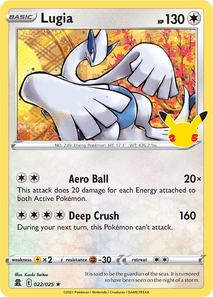 Lugia (022/025) [Celebrations: 25th Anniversary] | Infinity Cards & Collectibles
