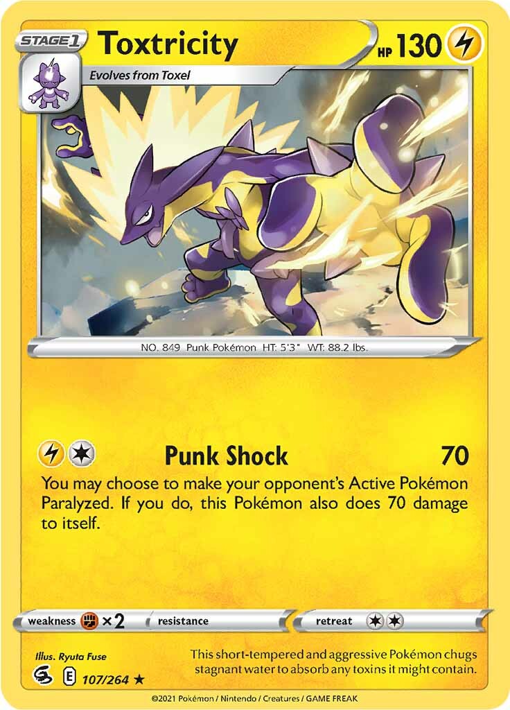 Toxtricity (107/264) [Sword & Shield: Fusion Strike] | Infinity Cards & Collectibles