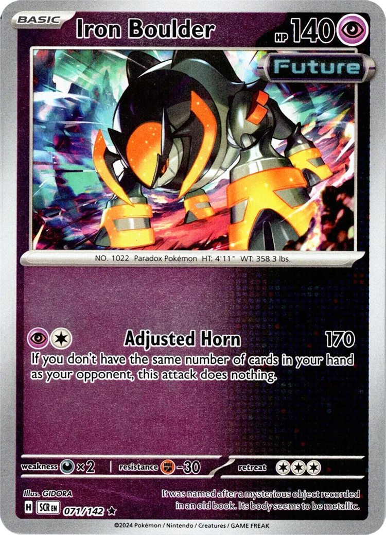 Iron Boulder (071/142) [Scarlet & Violet: Stellar Crown] | Infinity Cards & Collectibles