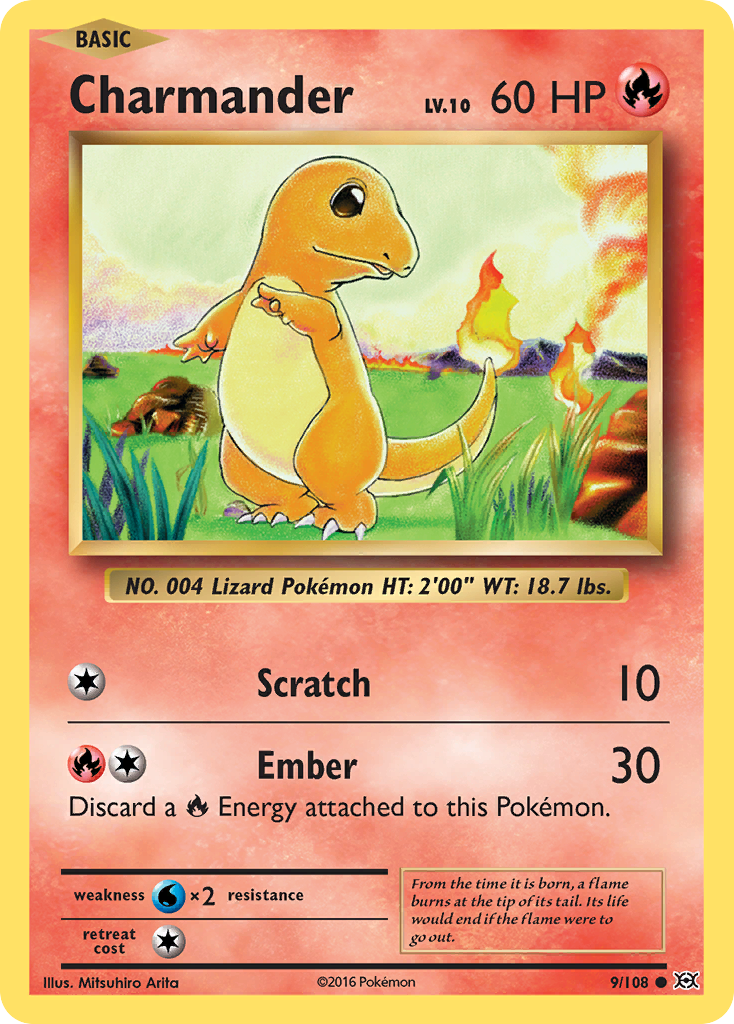 Charmander (9/108) [XY: Evolutions] | Infinity Cards & Collectibles