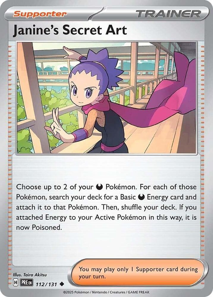 Janine's Secret Art (112/131) [Scarlet & Violet: Prismatic Evolutions] | Infinity Cards & Collectibles
