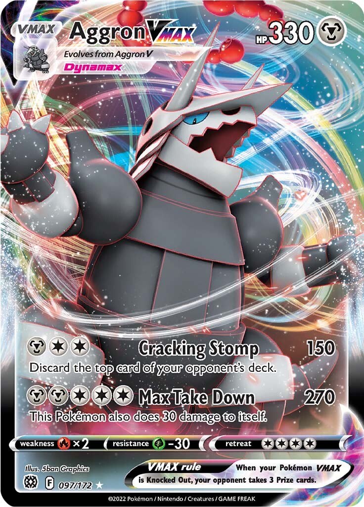 Aggron VMAX (097/172) [Sword & Shield: Brilliant Stars] | Infinity Cards & Collectibles