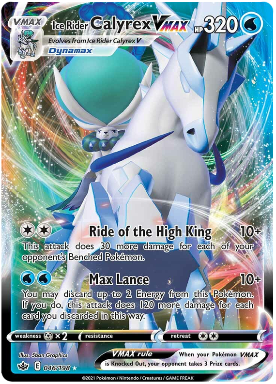 Ice Rider Calyrex VMAX (046/198) [Sword & Shield: Chilling Reign] | Infinity Cards & Collectibles