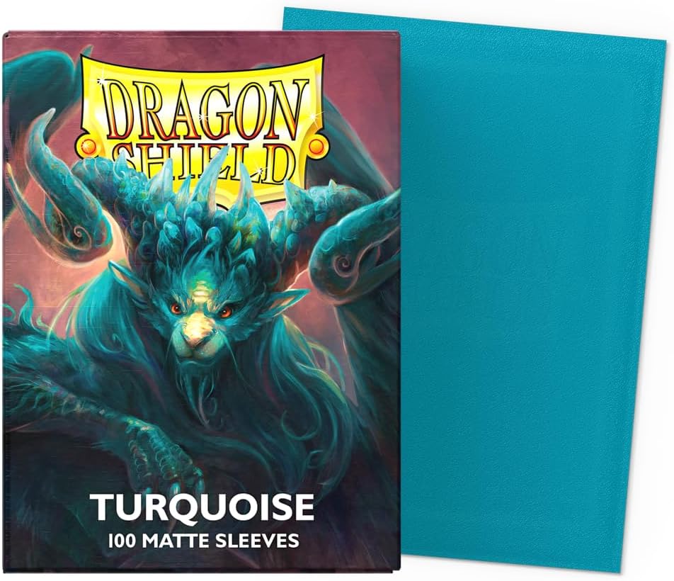 Dragon Shield Sleeves - Matte Turquoise (100ct)