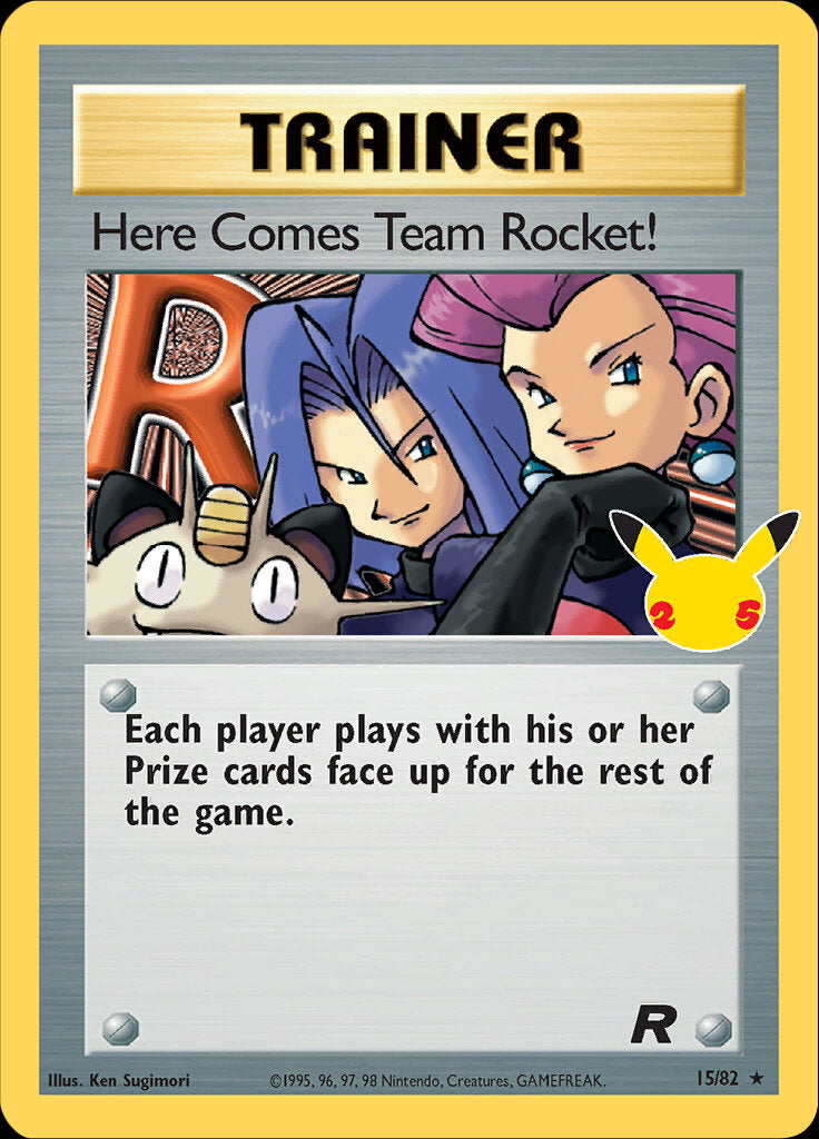 Here Comes Team Rocket! (15/82) [Celebrations: 25th Anniversary - Classic Collection] | Infinity Cards & Collectibles