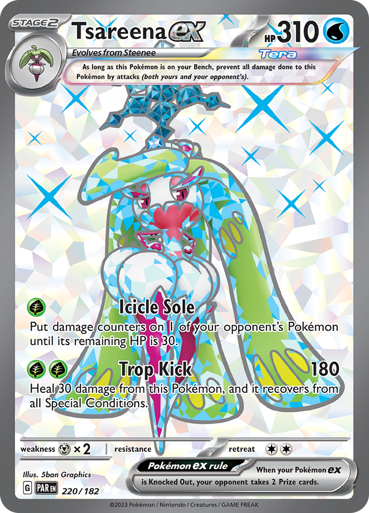 Tsareena ex (220/182) [Scarlet & Violet: Paradox Rift] | Infinity Cards & Collectibles