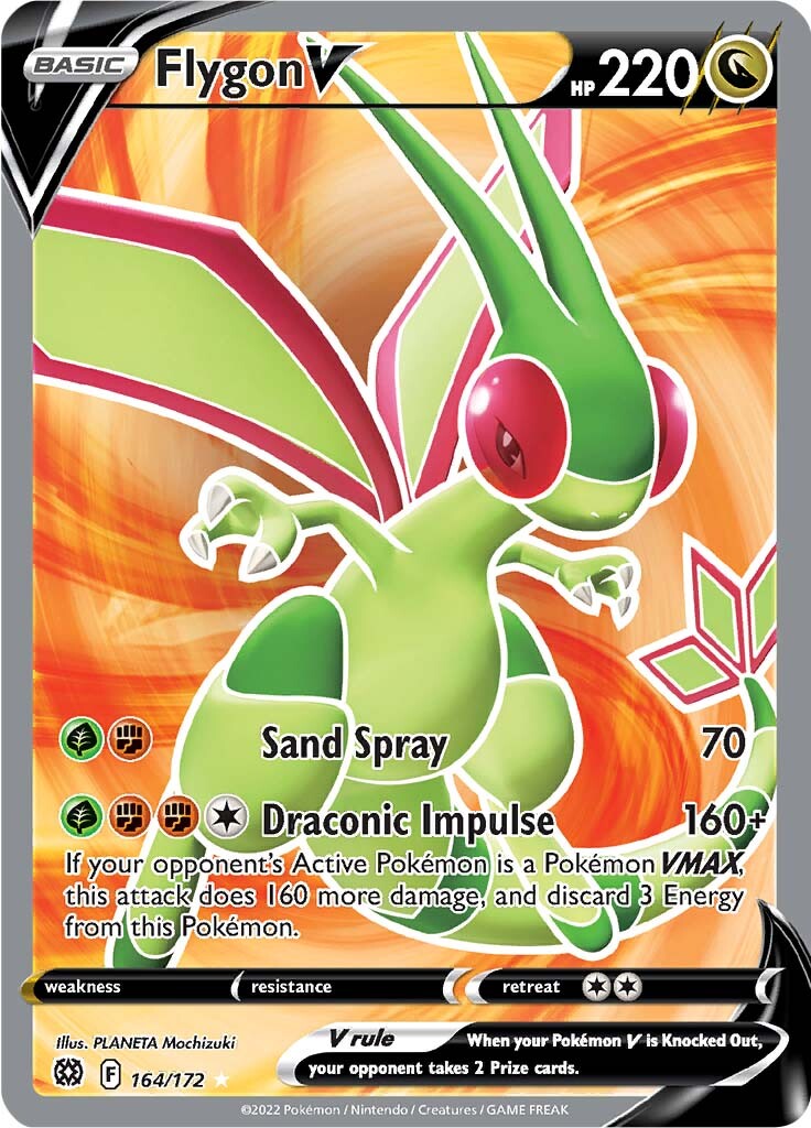 Flygon V (164/172) [Sword & Shield: Brilliant Stars] | Infinity Cards & Collectibles