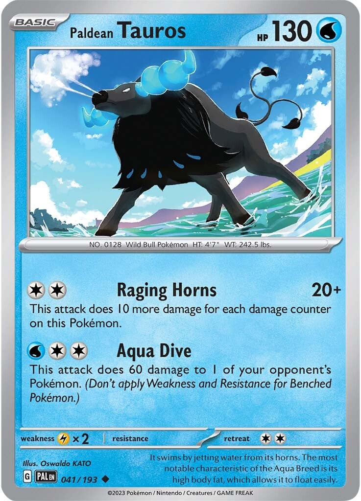 Paldean Tauros (041/193) [Scarlet & Violet: Paldea Evolved] | Infinity Cards & Collectibles