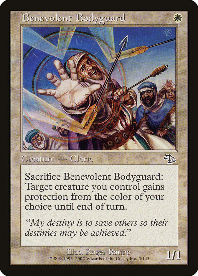 Benevolent Bodyguard [Judgment] | Infinity Cards & Collectibles