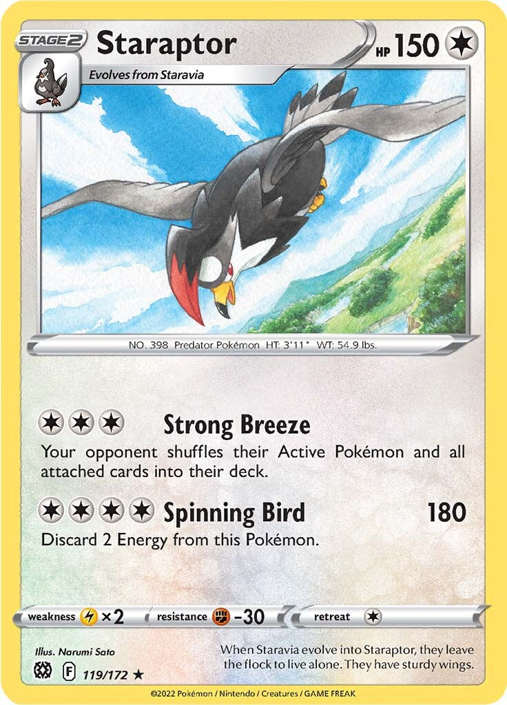 Staraptor (119/172) [Sword & Shield: Brilliant Stars] | Infinity Cards & Collectibles