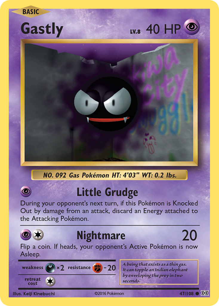 Gastly (47/108) [XY: Evolutions] | Infinity Cards & Collectibles
