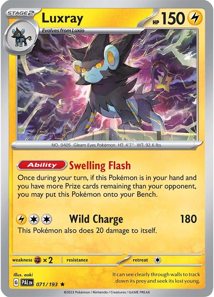 Luxray (071/193) [Scarlet & Violet: Paldea Evolved] | Infinity Cards & Collectibles
