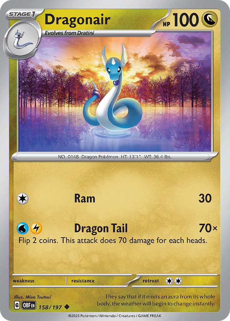 Dragonair (158/197) [Scarlet & Violet: Obsidian Flames] | Infinity Cards & Collectibles