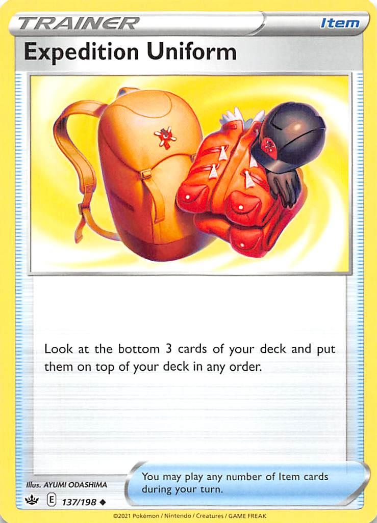 Expedition Uniform (137/198) [Sword & Shield: Chilling Reign] | Infinity Cards & Collectibles