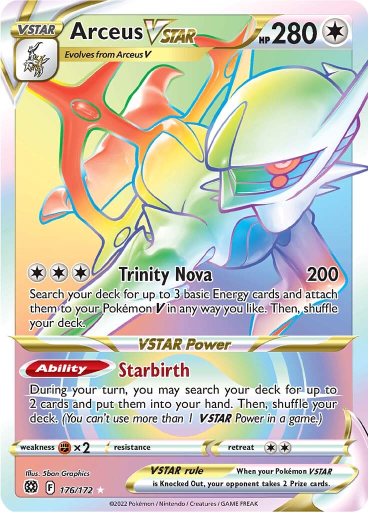 Arceus VSTAR (176/172) [Sword & Shield: Brilliant Stars] | Infinity Cards & Collectibles
