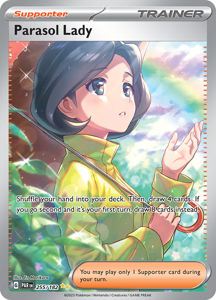 Parasol Lady (255/182) [Scarlet & Violet: Paradox Rift] | Infinity Cards & Collectibles