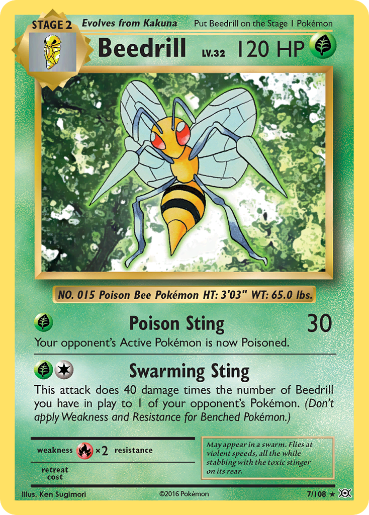 Beedrill (7/108) [XY: Evolutions] | Infinity Cards & Collectibles