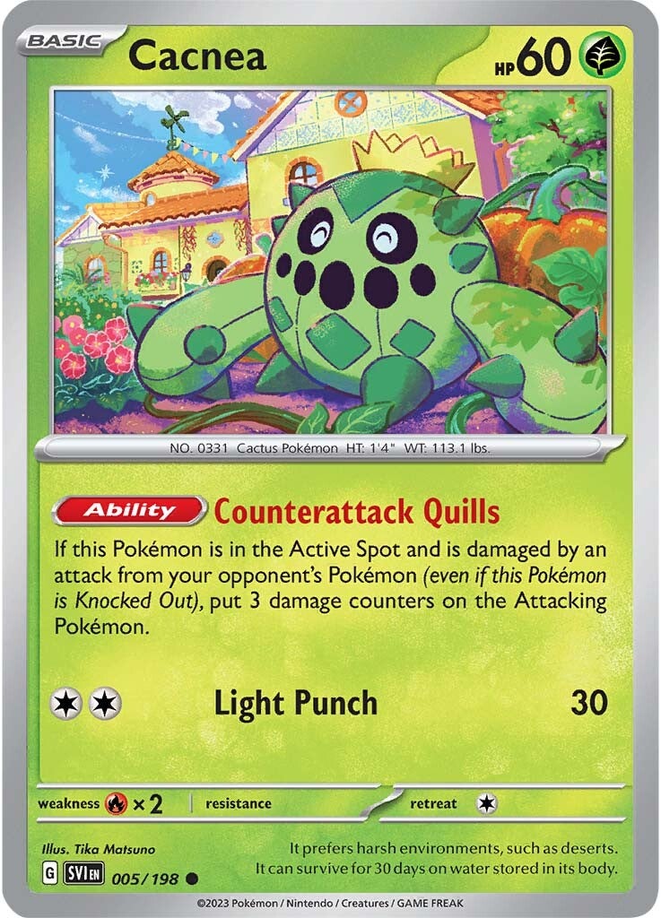 Cacnea (005/198) [Scarlet & Violet: Base Set] | Infinity Cards & Collectibles