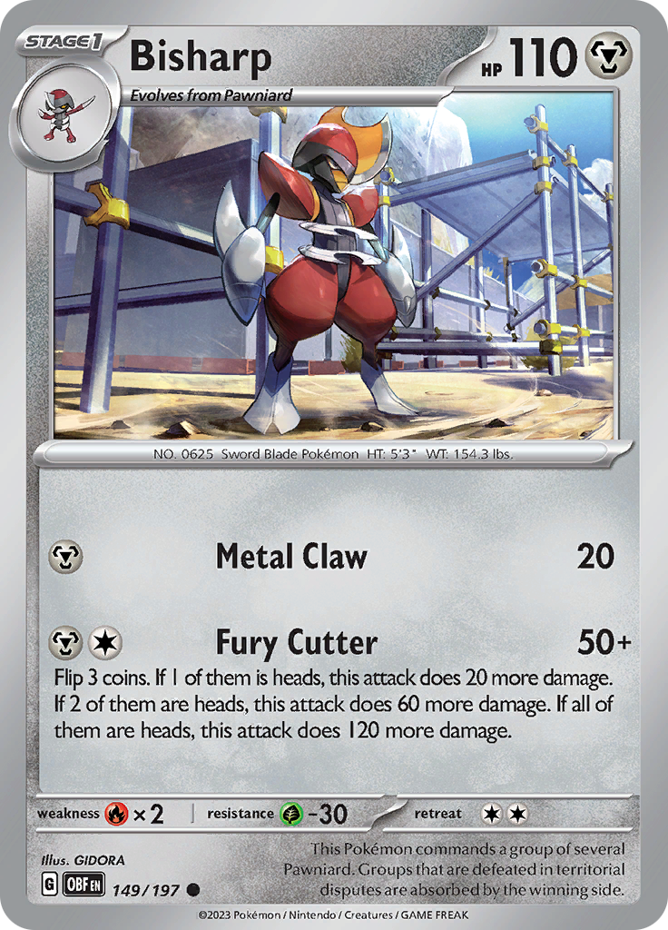 Bisharp (149/197) [Scarlet & Violet: Obsidian Flames] | Infinity Cards & Collectibles