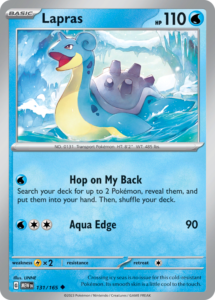 Lapras (131/165) [Scarlet & Violet 151] | Infinity Cards & Collectibles