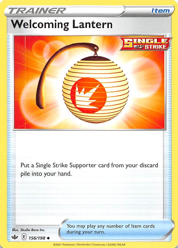 Welcoming Lantern (156/198) [Sword & Shield: Chilling Reign] | Infinity Cards & Collectibles