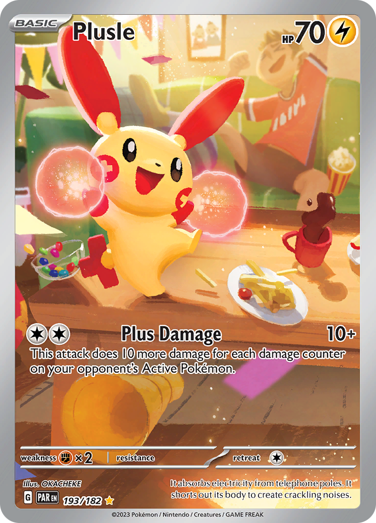 Plusle (193/182) [Scarlet & Violet: Paradox Rift] | Infinity Cards & Collectibles