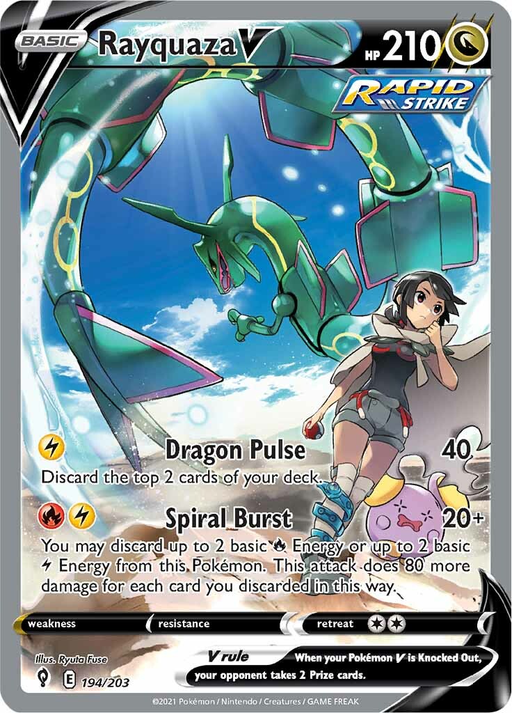 Rayquaza V (194/203) [Sword & Shield: Evolving Skies] | Infinity Cards & Collectibles