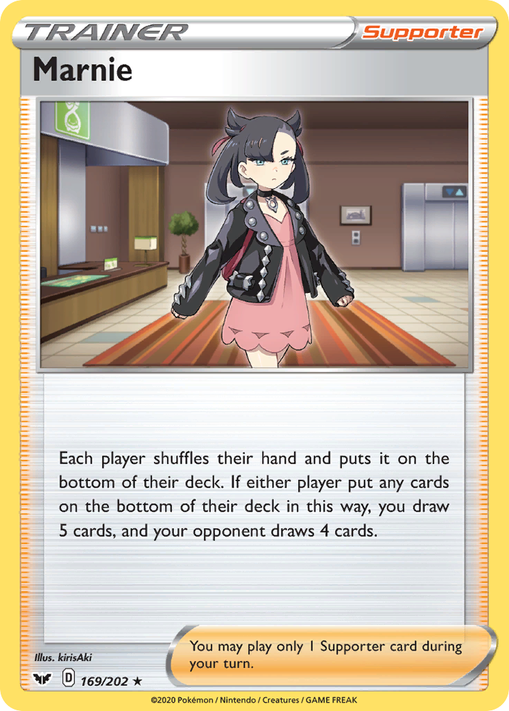 Marnie (169/202) [Sword & Shield: Base Set] | Infinity Cards & Collectibles