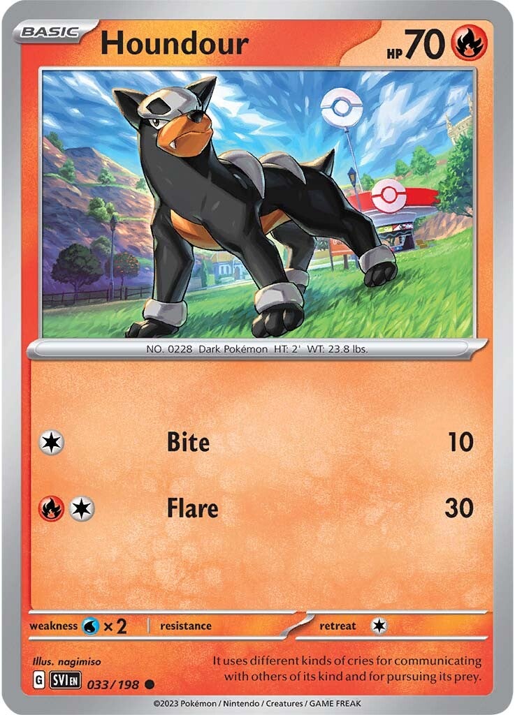 Houndour (033/198) [Scarlet & Violet: Base Set] | Infinity Cards & Collectibles