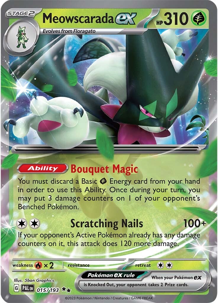 Meowscarada ex (015/193) [Scarlet & Violet: Paldea Evolved] | Infinity Cards & Collectibles