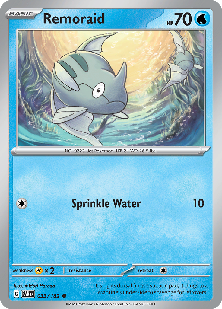 Remoraid (033/182) [Scarlet & Violet: Paradox Rift] | Infinity Cards & Collectibles