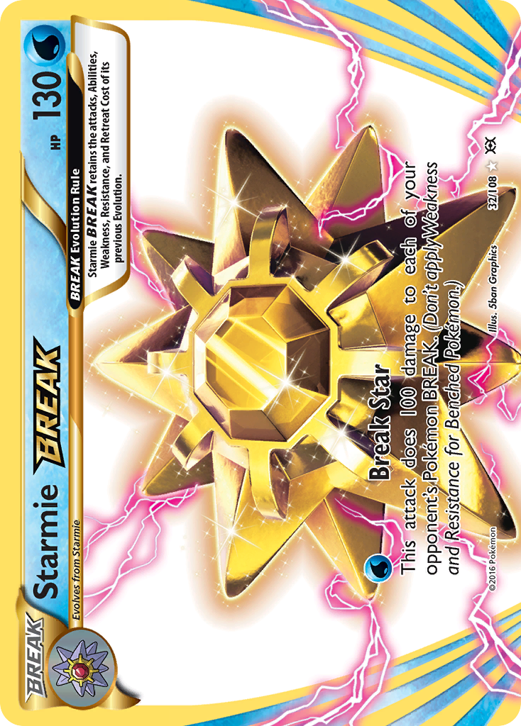 Starmie BREAK (32/108) [XY: Evolutions] | Infinity Cards & Collectibles
